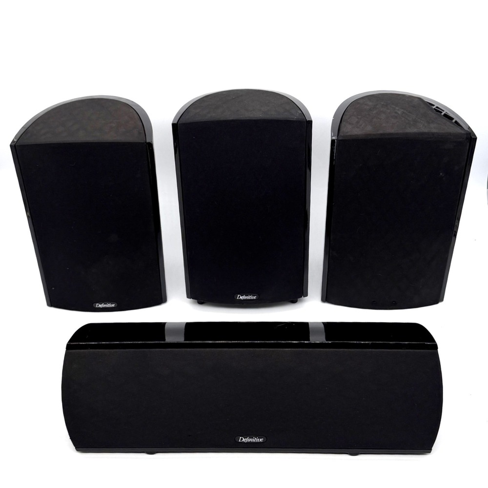 Definitive Technology ProCinema 1000 Speakers ProMonitor 1000 ProCenter 4 Pcs